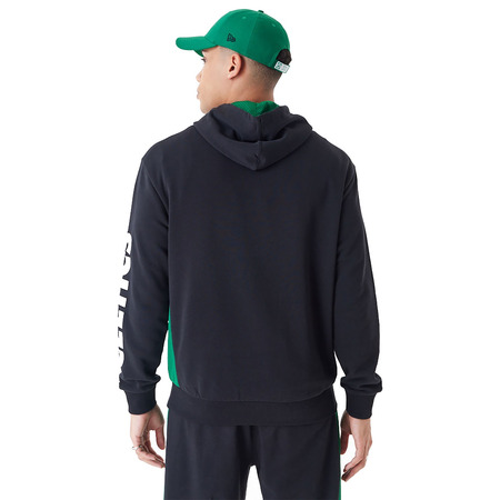 Neu Era NBA Boston Celtics Mesh Panel Oversized Pullover Hoodie