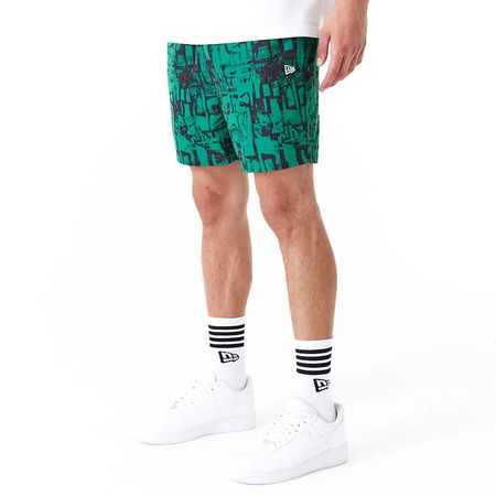 Neu Era NBA Boston Celtics Team Alle Over Print Shorts