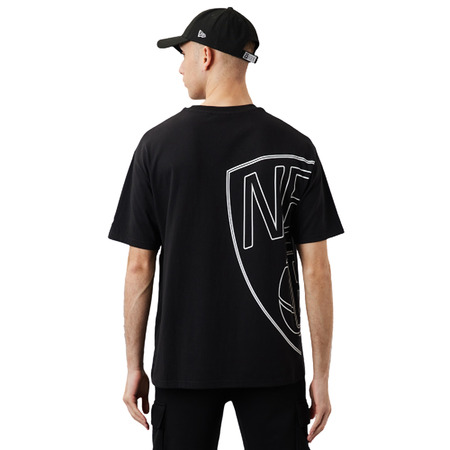 New Era NBA Brooklyn Nets Side Logo Oversize Tee