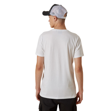 New Era NBA Brooklyn Nets Wordmark Court Infill T-Shirt "White"