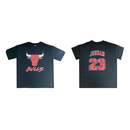 New Era NBA Bulls Logo Script Mesh Oversize # 23 Jordan