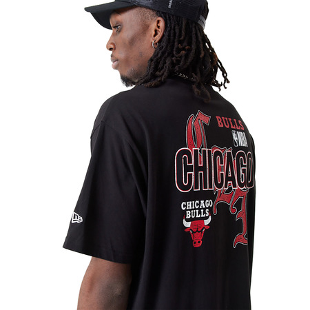 New Era NBA Chiago Bulls Team Graphic Oversized T-Shirt