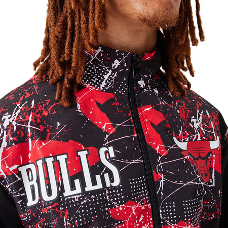 Neue Era NBA Chicago Bulls AOP Panel Track Jacket