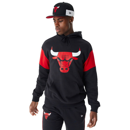 Neu Era NBA Chicago Bulls Farbblock überdimensional Hoodie