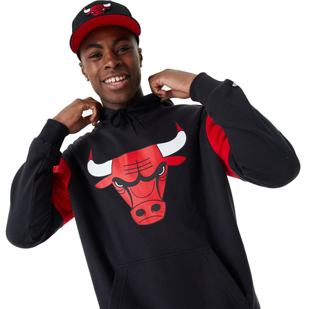 Neu Era NBA Chicago Bulls Farbblock überdimensional Hoodie