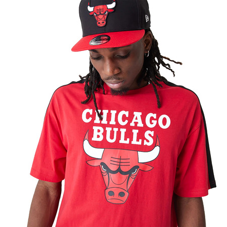 Neu Era NBA Chicago Bulls Farbe Block überdimensionales T-Shirt