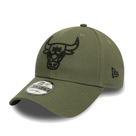 Neue Era NBA Chicago Bulls Essential Outline 9FORTY Cap "Fresh Olive"