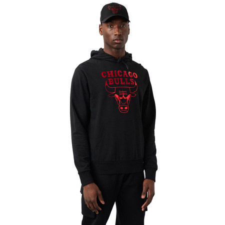 Neu Era NBA Chicago Bulls Logo Foliendruck "Black-Red Metallic"