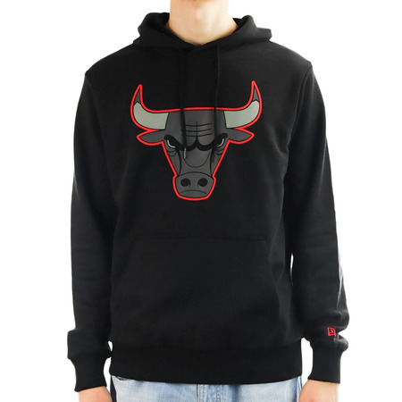 Neu Era NBA Chicago Bulls Logo Outline Pollover Hoodie