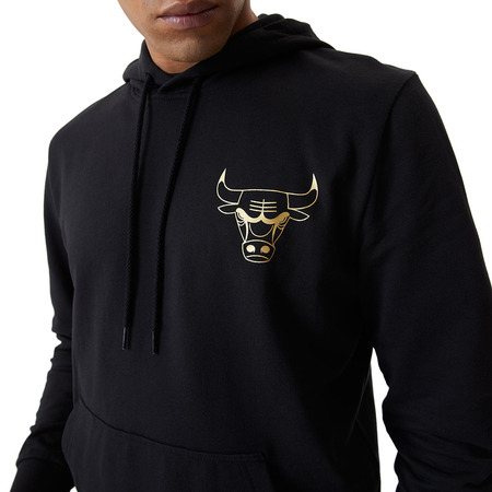 Neu Era NBA Chicago Bulls Metallic Hoodie "Black-Gold"