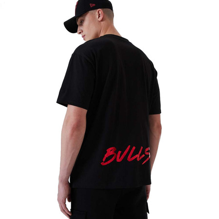 Neu Era NBA Chicago Bulls Metallic Tee "Black-Red"