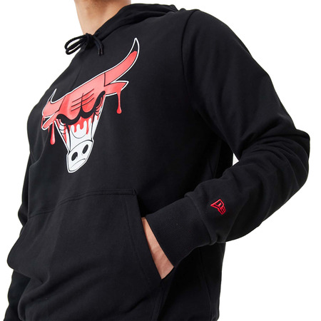 Neue Era NBA Chicago Bulls NBA Drip Logo Hoodie "Black"