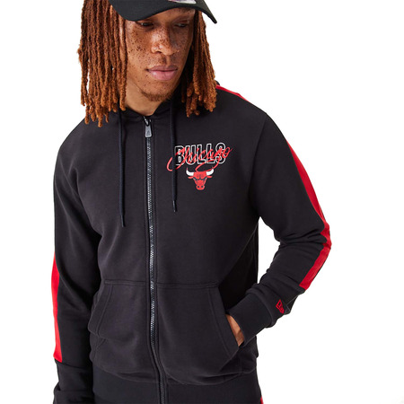 Neu Era NBA Chicago Bulls NBA Script Logo FZ Hoodie