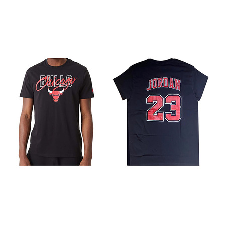 New Era NBA Chicago Bulls NBA Script Tee # 23 Jordan