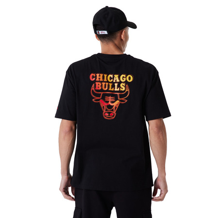 Neu Era NBA Chicago Bulls Neon Fade Logo Tee