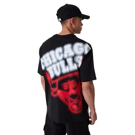 Neu Era NBA Chicago Bulls Oversize BP Logo Neon Tee