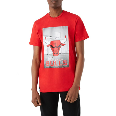 Neue Era NBA Chicago Bulls Fotografie Tee "Red"