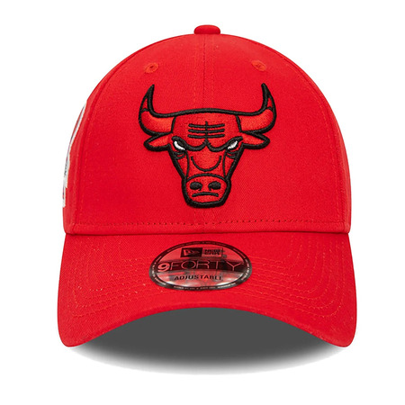 Neu Era NBA Chicago Bulls Seitenaufnäher 9FORTY Einstellbare Kappe