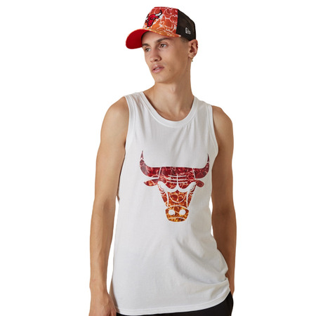 Neu Era NBA Chicago Bulls Team Wasserdruck Logo Tank Top