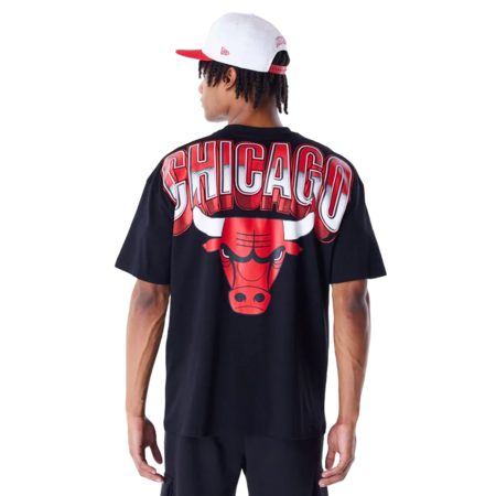 Neue Era NBA Chicago Bulls Tech Oversized T-Shirt "Black"