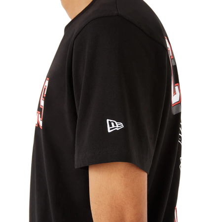 New Era NBA Chicago Bulls Throwback Graphic T-Shirt "Black"