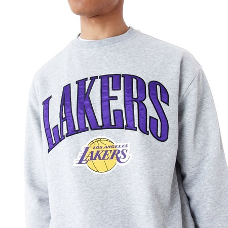 Neu Era NBA L.A Lakers Arch Graphic Oversized Crew Neck Sweatshirt