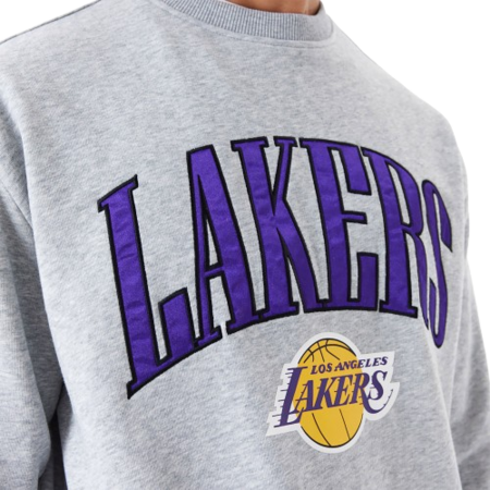 Neu Era NBA L.A Lakers Arch Graphic Oversized Crew Neck Sweatshirt