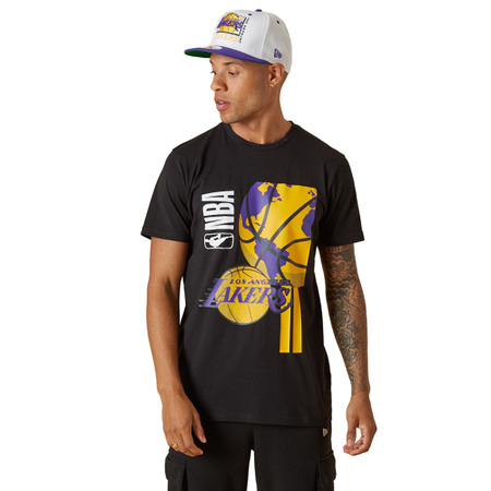 Neu Era NBA L.A. Lakers Basketball Globe Graphic T-Shirt "Black"