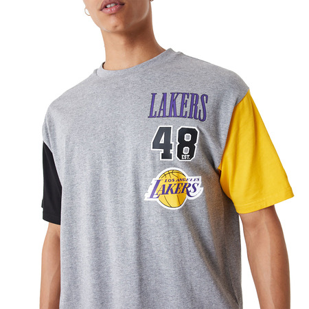 Neu Era NBA L.A Lakers Cut Sew Oversized T-Shirt