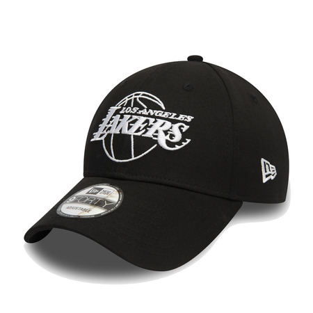 Neue Era NBA L.A. LAkers Essential Outline 9FORTY Cap "Black"