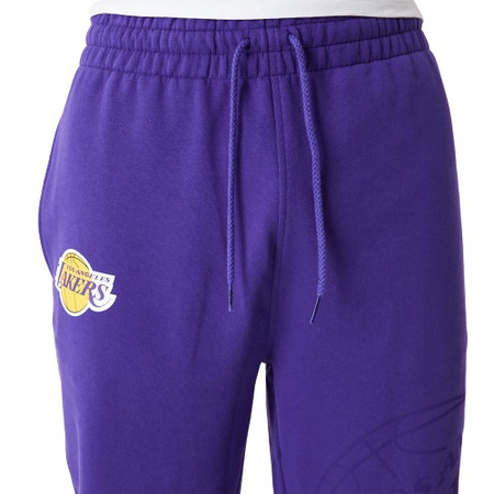 Neu Era NBA L.A Lakers Logo Joggers Hose "Purple"