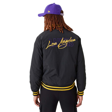 Neu Era NBA L.A. Lakers NBA Script Bomber Jacke