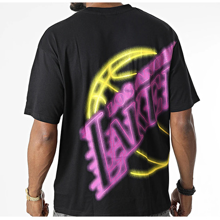 Neu Era NBA L.A. Lakers Oversize BP Logo Neon Tee