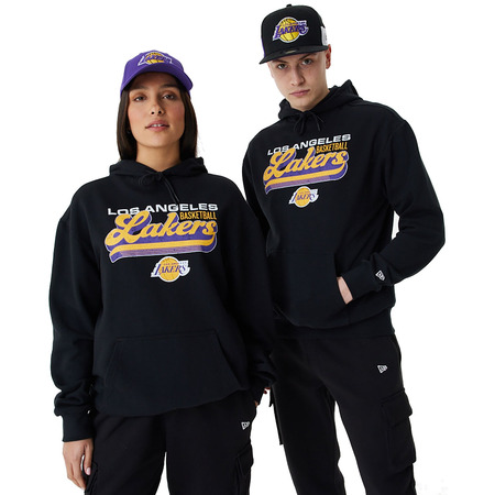 Neu Era NBA L.A. Lakers Retro Graphic Oversized Hoodie "Black"