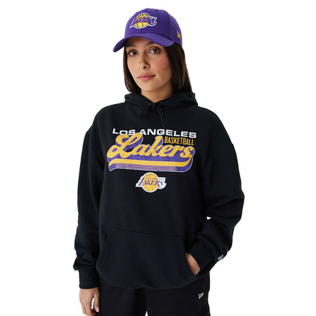 Neu Era NBA L.A. Lakers Retro Graphic Oversized Hoodie "Black"