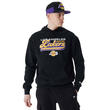 Neu Era NBA L.A. Lakers Retro Graphic Oversized Hoodie "Black"