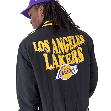 Neue Era NBA L.A. Lakers Script Bomber Jacke