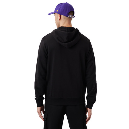 Neu Era NBA L.A LAkers Script Logo FZ Hoodie "Black"