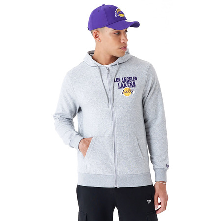 Neu Era NBA L.A. Lakers Script Red Full Zip Hoodie