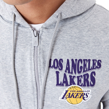 Neu Era NBA L.A. Lakers Script Red Full Zip Hoodie