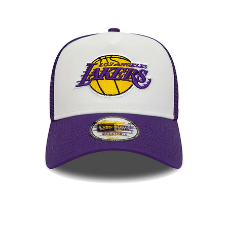 Neu Era NBA L.A Lakers Team Farbe A-Frame Trucker Cap "Purple"