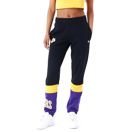 Neu Era NBA L.A. LAkers Frauen Farbe Block Joggers