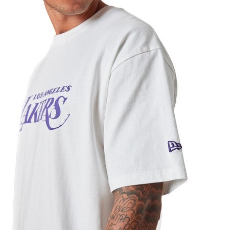 Neu Era NBA L.A Lakers Wordmark Logo T-Shirt