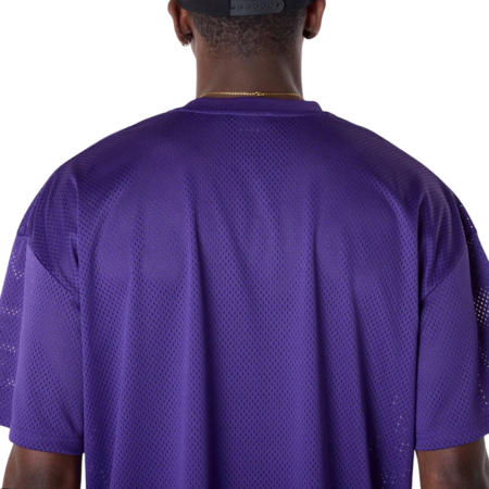 New Era NBA LA Lakers Graphic Mesh T-Shirt "Purple "