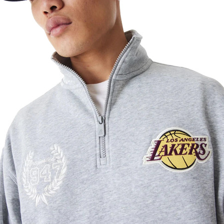 Neuzeit NBA LA Lakers Lifestyle Quarter Zip Sweater "Grey"