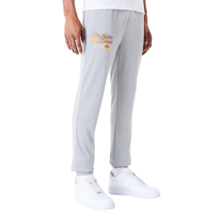 Neue Era NBA LA Lakers Script Fleece Track Joggers