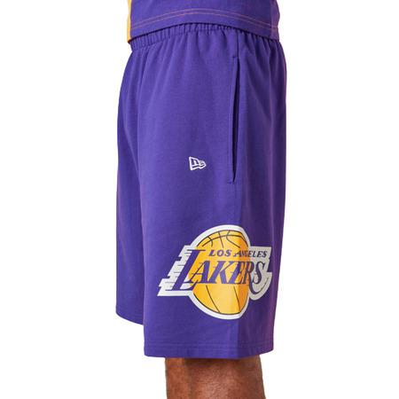 Neu Era NBA LA Lakers Washed Team Logo Kurz "Purple"