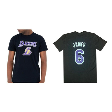 New Era NBA Lakers Logo Tee # 6 JAMES #