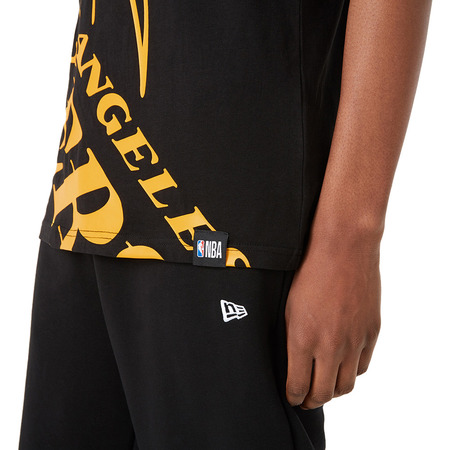 Neu Era NBA Los Angeles Lakers Großes Logo T-Shirt