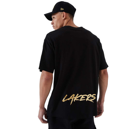 Neu Era NBA Los Angeles Lakers Metallic Tee "Black-Gold"